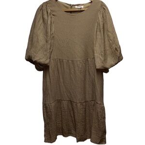 Andree By Unit Dress puffer sleeve dress size medium